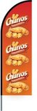 Beachflag - Churros - 245x80cm - Polyester - Full color bedrukt