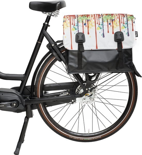 Beck Dubbele fietstas 35L Small Drippy