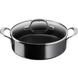 Lagostina Koekenpan Desideria Keramisch Sauteuse 2 grepen 26 cm + deksel Zwart