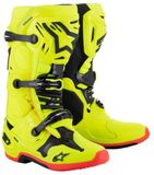 Alpinestars Tech 10 Chaussures Jaune Fluo Noir Rouge Fluo Taille 48