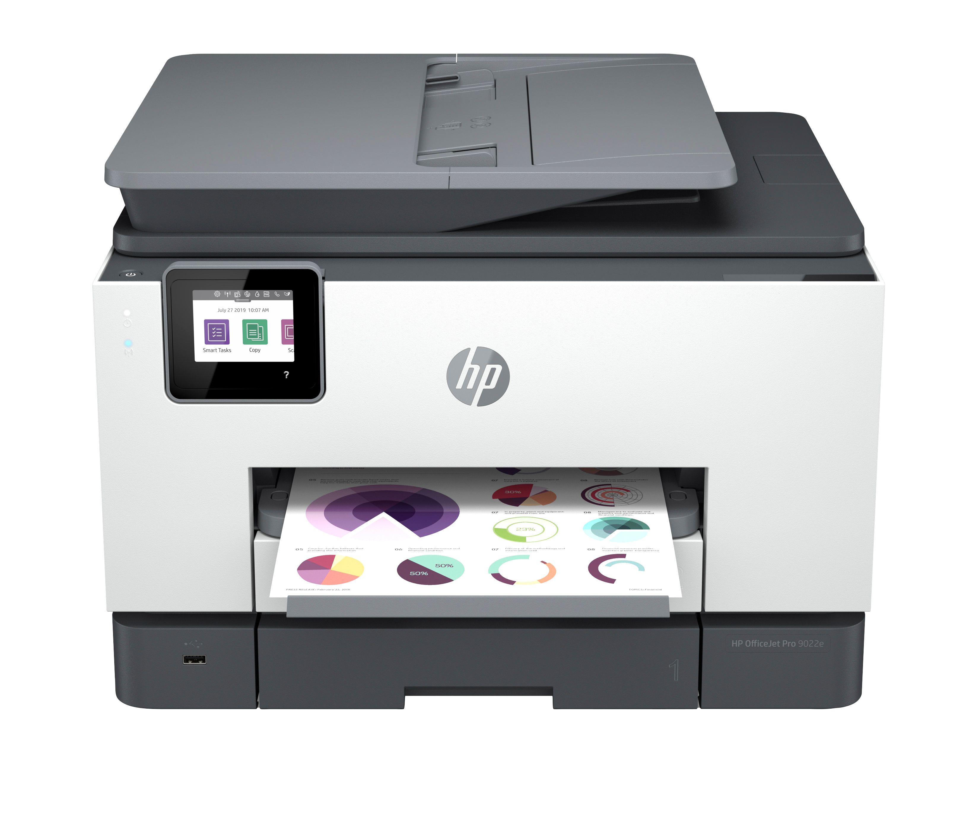 HP OfficeJet Pro 9022e All-in-One Printer - Print/Copy/Scan/Fax - Duplex - Wi-Fi