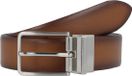 Lloyd Men's Belts Lloyd Men's Leather Belt - 90 cm - Cognac/Black