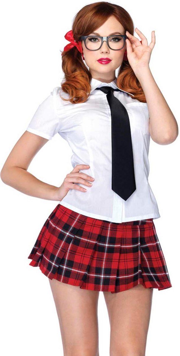 Leg Avenue Sexy School Uniform Costume for Women - Medium