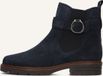 Gabor 653.1 Enkellaarsjes Dames Blauw Suède Maat 37