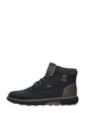 Rieker Tex Veterboots blauw Nubuck - Maat 47