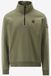 PME Legend Regular Fit Trui ritssluiting Oliegroen