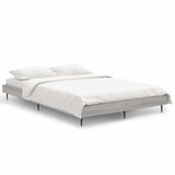 VidaXL Cadre de lit Gris Chêne Sonoma 120x190 cm
