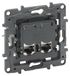 Legrand Niloé Step, inbouwdoos, data, 2x RJ45, Cat. 6, STP, 1 stuk.