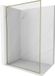 Mexen Kioto-XF L paroi de douche Walk-in avec cadre 100 x 202 cm, transparent 10 mm, or