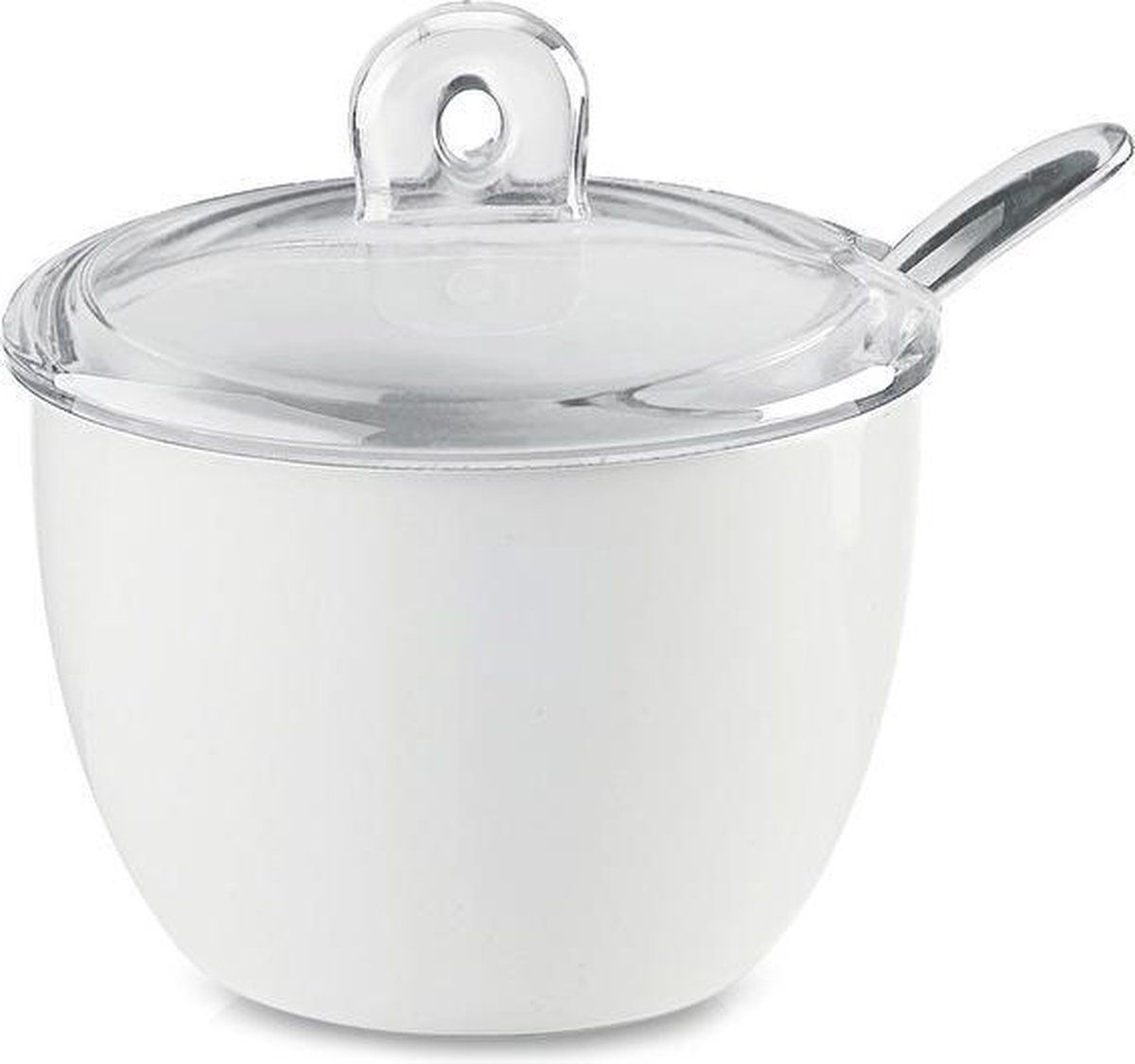 Guzzini Gocce Suikerpot met lepeltje transparant - 0.3Ltr