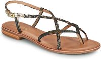 Les Dresco Monatres leren sandalen zwart dames maat 40