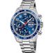 Festina F20055/3 Automatisch Heren Polshorloge Staal Blauw