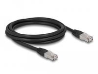 DeLOCK 80127 Netwerkkabel Zwart 2 m Cat6a S/FTP