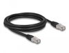 DeLOCK 80127 Netwerkkabel Zwart 2 m Cat6a S/FTP