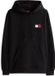 Tommy Jeans Tjm Reg Essential Flag Hood Ext Zwart