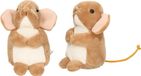 Teddy Hermann Hermann Teddy Knuffeldier Muis - Bruin - 11 cm