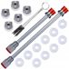 Rosfix Hogedruklans Set - Verlengers 30cm en 50cm, Reinigingsborstels en Afdichtingen
