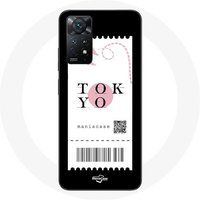 Maniacase Etui Redmi Note 11 Pro 5G vliegticket Tokio Japan