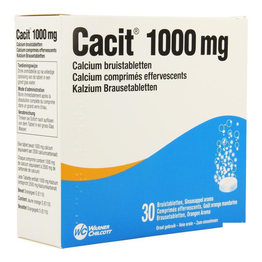 Cacit 1000mg Bruistabletten 30 stuks