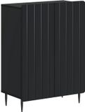 vidaXL Badkamer Opbergkast ZWOLLE Zwart 59,5 x 31 x 79,5 cm
