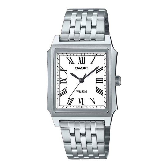 Casio Collection MTP-B190D-7BVEF Horloge - Staal - Zilverkleurig - Ø 32.5 mm