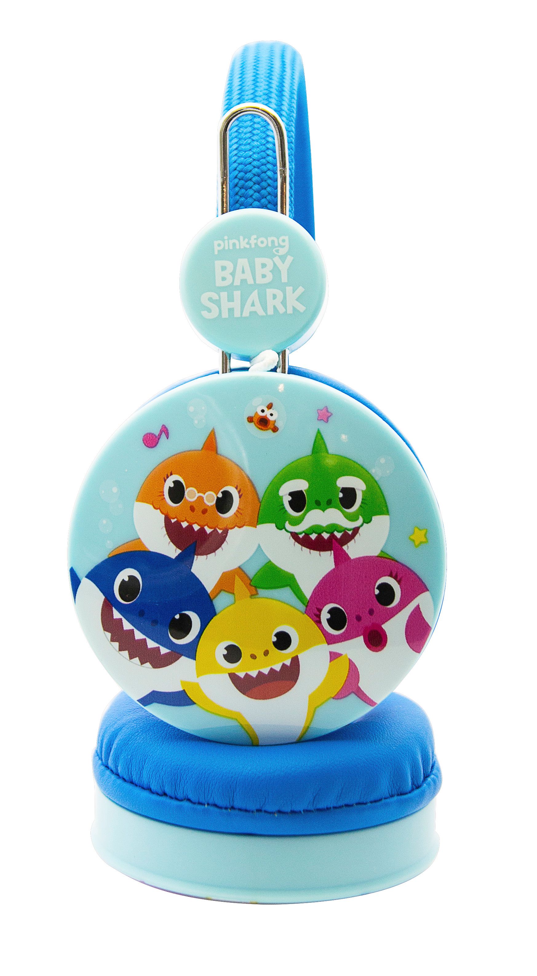 OTL Technologies Baby Shark - Hoofdtelefoon - Blauw