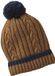 Vertbaudet Gedraaide jongens babyset muts + snood + wanten/handschoenen okergeel