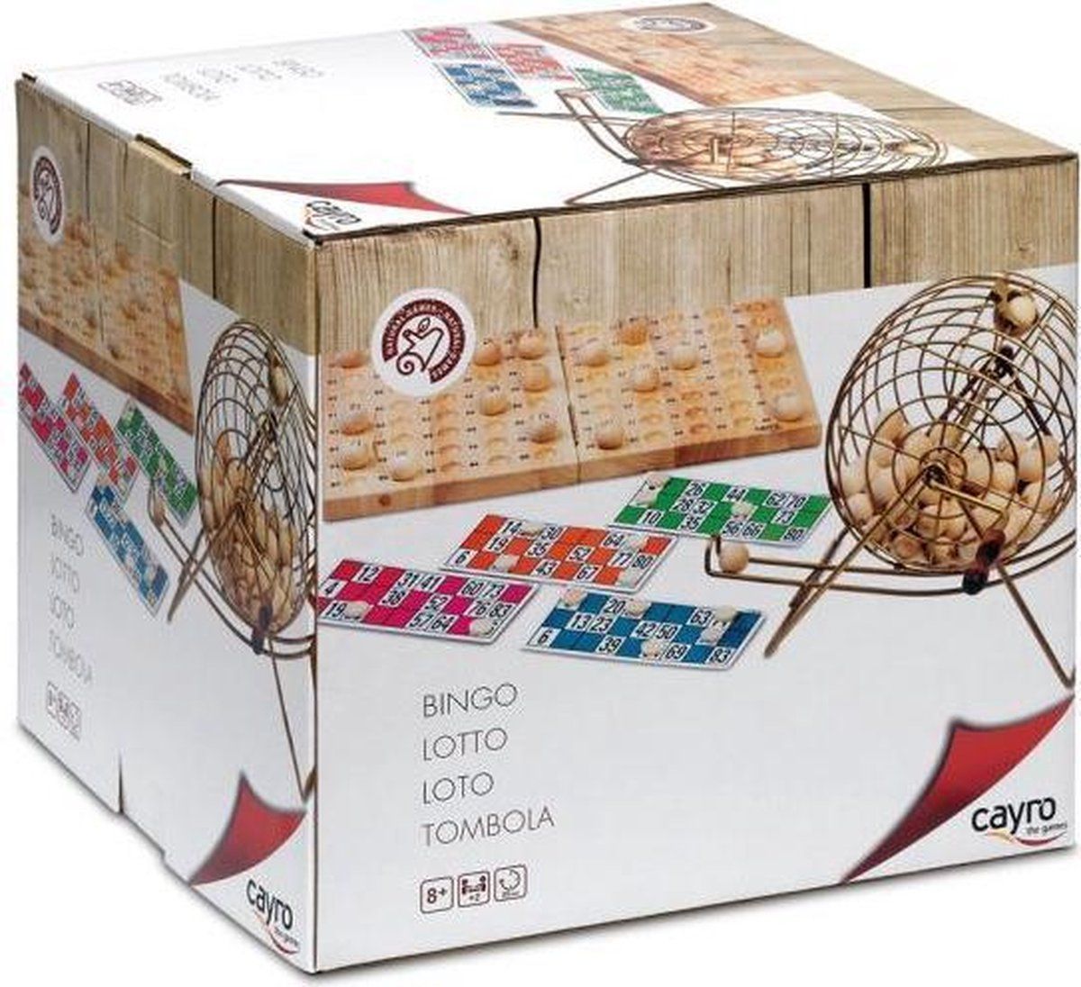 Cayro Bingo Hout Metaal (30 X 28 x 7 cm) - 8422878706358