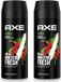 Axe 2 x Africa Vaporisateur corporel - Mandarin & Bois de santal - 150 ml