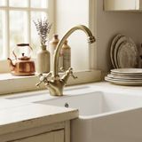 Aquanello Keukenkraan nostalgisch brons Heritage Ascot BN-4004-HA