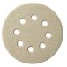Klingspor Papier de verre rond 125 Velcro 8 trous 5 pièces P80