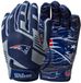 Wilson NFL Stretch Fit New England Patriots American Football Handschoenen Blauw Man, Vrouw