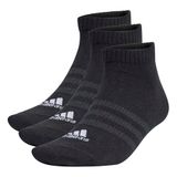adidas Sportswear Dunne en Lichte Sportswear Korte Sokken 3 Paar - Unisex - Zwart - 28-30