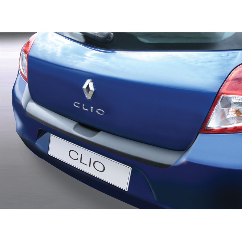 RGM ABS Achterbumper Beschermlijst Renault Clio III HB 3/5 Deurs 2009-2012 Zwart