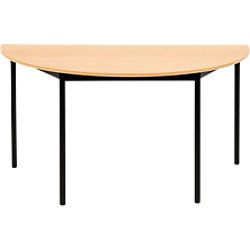 SODEMATUB FT147DERO-1111 Halfronde tafel Beuken Zwart