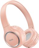Hoco W41 draadloze on-ear koptelefoon - Roze