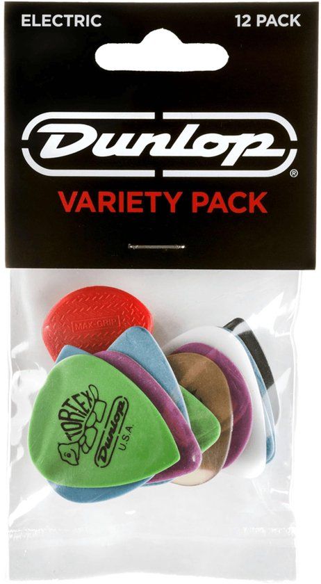 Jim Dunlop PVP113 Electric Variety Plectrum 12-Pack
