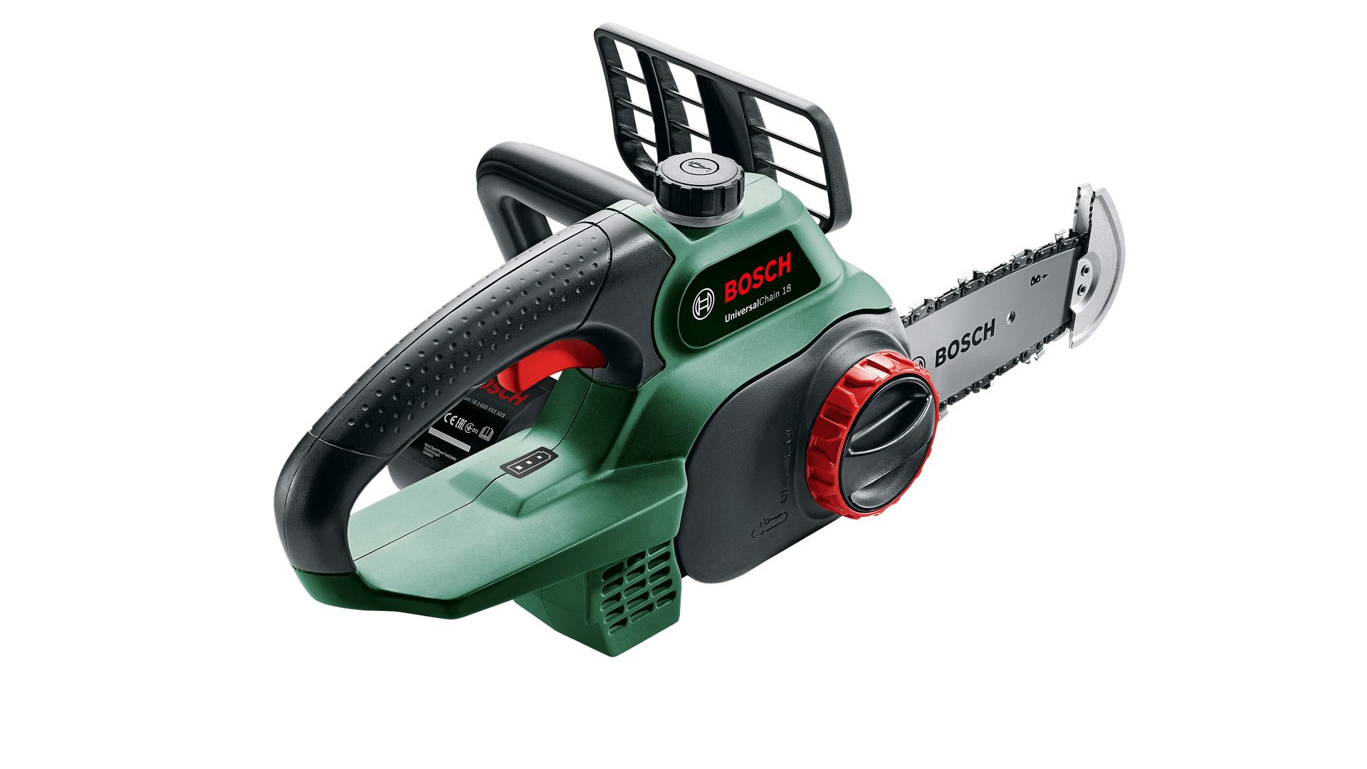 Bosch UniversalChain 18 Cordless Chainsaw - 20cm Bar - Battery Powered