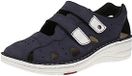 Berkemann 03100 Larena Damessandalen Blauw Nubuck