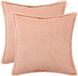 vidaXL Kussensloop 2 stuks Roze 80 x 80 cm Katoensatijn