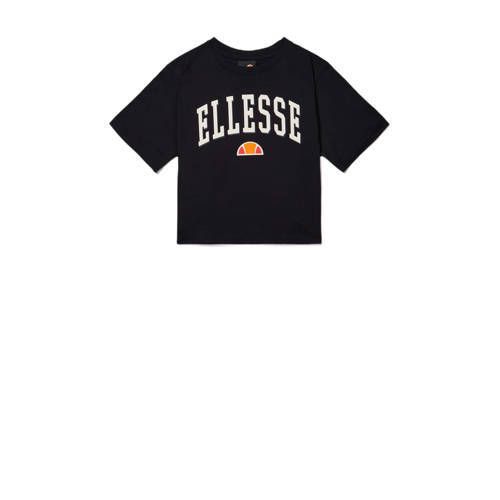 Ellesse Ellesse cropped T-shirt zwart
