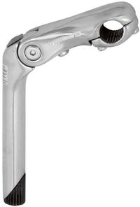 Ergotec Kobra Vario 25.4 Mm Potence de vélo Argent 110 mm / 0º/+50º