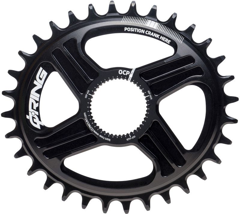 Rotor Panda Rotor QX1 Q-Ring kettingblad 1x DM zwart