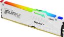 Kingston Technology FURY Beast 16GB 5600MT/s DDR5 CL36 DIMM White RGB EXPO