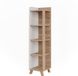 Vicco Karen Halfhoge kast – 30 x 128 cm met 4 compartimenten Sonoma/Wit