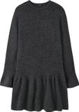 NAME IT Robe Tricotée Raven1 Courte Enfants 140 Acrylique Automne/Hiver
