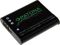 PATONA Premium Batterie voor Olympus Li-90B - 1100mAh - Vervanging voor Li-92B - Geschikt voor Olympus XZ-2, Tough TG-1, TG-2, TG-3, TG-4, TG-5, SH-50, SH-60, SP-100 EE, Traveller SH-1, SH-2