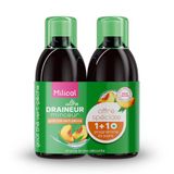 Milical Draineur Ultra Slimming - 2 flessen 500 ml - (pêche thé vert)