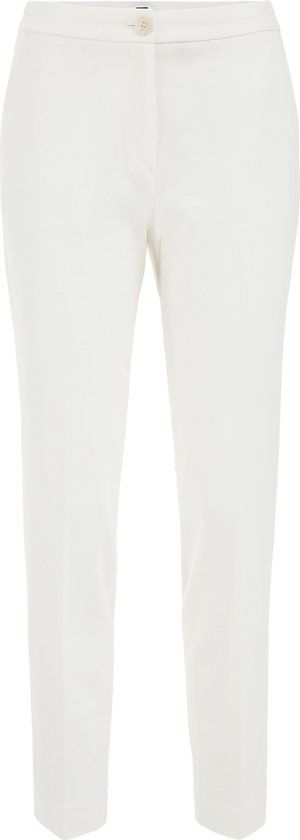 WE Fashion Dames slim fit pantalon met stretch