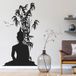 Sticker mural Bouddha Bambou - 267x376 Cm - Noir